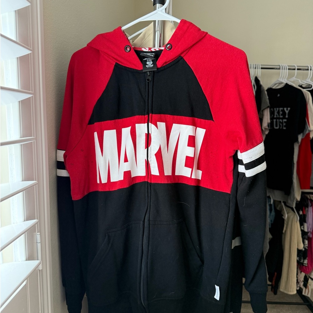 Marvel Red and Black Hoodie